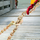 Darrahopens Commercial > Packaging > Packaging Tape VEVOR Transport Binder Chain, 2222 kg Working Load Limit, G80 Tow Chain Tie Down with Grab Hooks, DOT Certified, Galvanized Coating Manganese Steel for Dock Factory Construction Site