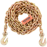 Darrahopens Commercial > Packaging > Packaging Tape VEVOR Transport Binder Chain, 2222 kg Working Load Limit, G80 Tow Chain Tie Down with Grab Hooks, DOT Certified, Galvanized Coating Manganese Steel for Dock Factory Construction Site