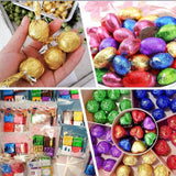 Darrahopens Commercial > Packaging > Postage Satchels & Boxes 100PCS Tin Foil Aluminium Wrapping Square Chocolate Wrappers 15CM - Purple/Gloss