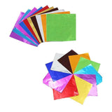 Darrahopens Commercial > Packaging > Postage Satchels & Boxes 100PCS Tin Foil Aluminium Wrapping Square Chocolate Wrappers 15CM - Purple/Gloss