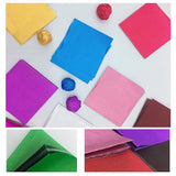 Darrahopens Commercial > Packaging > Postage Satchels & Boxes 100PCS Tin Foil Aluminium Wrapping Square Chocolate Wrappers 15CM - Purple/Gloss
