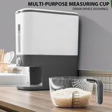 Darrahopens Commercial > Packaging > Postage Satchels & Boxes 12Kg Automatic Grain Dispenser Cereal Rice Storage Box Kitchen Food Container