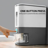 Darrahopens Commercial > Packaging > Postage Satchels & Boxes 12Kg Automatic Grain Dispenser Cereal Rice Storage Box Kitchen Food Container