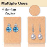 Darrahopens Commercial > Packaging > Postage Satchels & Boxes 480pcs earring cards with plastic bag earring display cards for earring necklace display jewelry packaging
