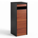 Darrahopens Commercial > Packaging > Postage Satchels & Boxes Gardeon Parcel Letterbox Drop Box Package Slot MailBox Walnut In Australia - Darrahopens