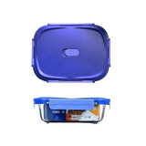 Darrahopens Commercial > Packaging > Postage Satchels & Boxes Glass Food Storage Container 1040ml Lunch Bento Box with Lid for Kitchen Prep