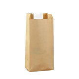 Darrahopens Commercial > Packaging > Postage Satchels & Boxes Takeaway Storage Baking Bread Bag Toast Food Packaging Bag Kraft Paper Bag Cowhide - 33X16X11CM