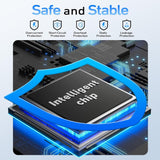 Darrahopens Electronics > Back Up & Storage > Hard Drives BENFEI 000385BK 2.5 Inch SATA to USB-A + USB-C Tool Free External Hard Drive Enclosure (6Gbps, Optimized for SSD, Support UASP SATA III)