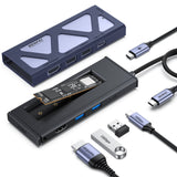 Darrahopens Electronics > Back Up & Storage > Hard Drives BENFEI 000389GY M.2 NVMe Enclosure with USB-C Hub