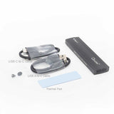 Darrahopens Electronics > Back Up & Storage > Hard Drives OXHORN UM-311B USB C 3.2 Gen 2 M.2 NVMe Enclosure Black