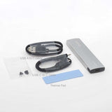 Darrahopens Electronics > Back Up & Storage > Hard Drives OXHORN UM-311S USB C 3.2 Gen 2 M.2 NVMe Enclosure Silver