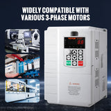 Darrahopens Electronics > Back Up & Storage > Hard Drives VEVOR VFD 10HP, 7.5KW, 34A, 1 Phase 220V-240V Input to 3 Phase 220V-240V Output Variable Frequency Drive, 0-400Hz VFD for AC Motor Speed Control