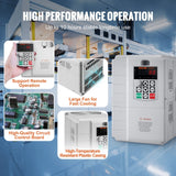 Darrahopens Electronics > Back Up & Storage > Hard Drives VEVOR VFD 10HP, 7.5KW, 34A, 1 Phase 220V-240V Input to 3 Phase 220V-240V Output Variable Frequency Drive, 0-400Hz VFD for AC Motor Speed Control