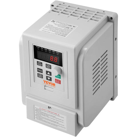 Darrahopens Electronics > Back Up & Storage > Hard Drives VEVOR VFD 5HP, 4KW, 18A, 1 Phase 220V-240V Input to 3 Phase 220V-240V Output Variable Frequency Drive, 0-400Hz VFD for AC Motor Speed Control