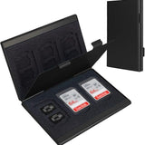 Darrahopens Electronics > Back Up & Storage > Memory Card Adapters Black High-Quality Aluminum SD & TF Card Case – Premium Storage Solution for Memory Cards(Memory card not included)