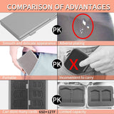 Darrahopens Electronics > Back Up & Storage > Memory Card Adapters Red High-Quality Aluminum SD & TF Card Case – Premium Storage Solution for Memory Cards(Memory card not included)
