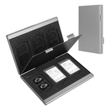Darrahopens Electronics > Back Up & Storage > Memory Card Adapters Silver High-Quality Aluminum SD & TF Card Case – Premium Storage Solution for Memory Cards(Memory card not included)