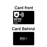Darrahopens Electronics > Back Up & Storage > Memory Cards Black Style RFID & NFC Blocking Card Set (5 Pack) - Contactless NFC ID / Credit Card Protection, Anti-Skimming Shield for Wallet