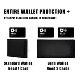 Darrahopens Electronics > Back Up & Storage > Memory Cards Black Style RFID & NFC Blocking Card Set (5 Pack) - Contactless NFC ID / Credit Card Protection, Anti-Skimming Shield for Wallet