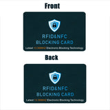 Darrahopens Electronics > Back Up & Storage > Memory Cards Dark Blue Style RFID & NFC Blocking Card Set (5 Pack) - Contactless NFC ID / Credit Card Protection, Anti-Skimming Shield for Wallet