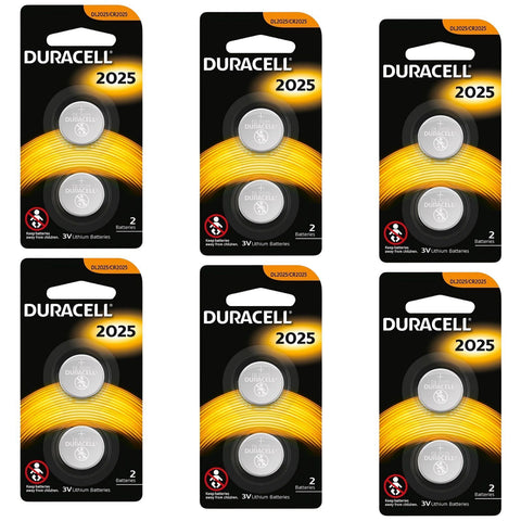 Darrahopens Electronics > Battery Chargers & Power > Batteries 12x Duracell CR2025 Battery Lithium 3V Battery