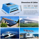 Darrahopens Electronics > Battery Chargers & Power > Batteries MPPT Solar Charge Controller 60A, Blue, LCD Display, Dual USB, 12V/24V/36V/48V In Australia - Darrahopens