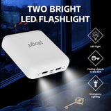 Darrahopens Electronics > Battery Chargers & Power > Power Banks & Chargers 5000mAh Fast Charge Power Bank with 4 Built-in Cables and LED Lights