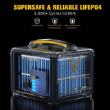 Darrahopens Electronics > Battery Chargers & Power > Power Banks & Chargers 640Wh Solar Expansion Battery LiFePO4 BMS Jump 600X