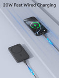 Darrahopens Electronics > Battery Chargers & Power > Power Banks & Chargers Aukey MagFusion 5000mAh Magnetic Wireless Charging Power Bank (PB-MS03)