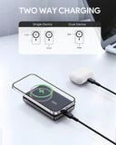 Darrahopens Electronics > Battery Chargers & Power > Power Banks & Chargers Aukey MagLinnk 10000mAh Magnetic Wireless Charging Power Bank (PB-MS02)