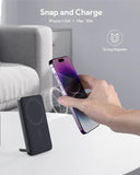 Darrahopens Electronics > Battery Chargers & Power > Power Banks & Chargers Aukey MagLinnk 10000mAh Magnetic Wireless Charging Power Bank (PB-MS02)