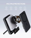 Darrahopens Electronics > Battery Chargers & Power > Power Banks & Chargers Aukey MagLinnk 10000mAh Magnetic Wireless Charging Power Bank (PB-MS02)