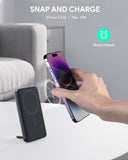 Darrahopens Electronics > Battery Chargers & Power > Power Banks & Chargers Aukey MagLinnk 6700mAh Magnetic Wireless Charging Power Bank (PB-MS01)