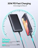 Darrahopens Electronics > Battery Chargers & Power > Power Banks & Chargers Aukey Sprint X 20K 30W 20000mAh Portable Power Bank with PD3.0 (PB-Y42)