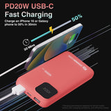 Darrahopens Electronics > Battery Chargers & Power > Power Banks & Chargers ChargeCore SafeCharge Max 10K - Sunset Coral