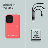 Darrahopens Electronics > Battery Chargers & Power > Power Banks & Chargers ChargeCore SafeCharge Max 5K - Sunset Coral