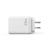 Darrahopens Electronics > Battery Chargers & Power > Power Banks & Chargers Devanti USB C Charger 65W Fast Charger 3 Port PD Wall Adapter White