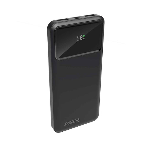 Darrahopens Electronics > Battery Chargers & Power > Power Banks & Chargers Laser 10000mAh Powerbank 18W PD with LED Indicator Black
