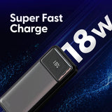 Darrahopens Electronics > Battery Chargers & Power > Power Banks & Chargers Laser 10000mAh Powerbank 18W PD with LED Indicator Black