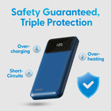Darrahopens Electronics > Battery Chargers & Power > Power Banks & Chargers Laser 10000mAh Powerbank 18W PD with LED Navy