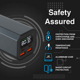 Darrahopens Electronics > Battery Chargers & Power > Power Banks & Chargers Laser 100W PD 20000mAh Laptop Power Bank Black
