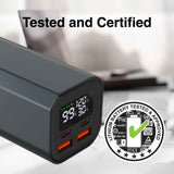 Darrahopens Electronics > Battery Chargers & Power > Power Banks & Chargers Laser 100W PD 20000mAh Laptop Power Bank Black