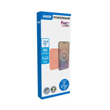 Darrahopens Electronics > Battery Chargers & Power > Power Banks & Chargers Laser 5000mAh Magnetic Wireless Power Bank Peach