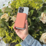 Darrahopens Electronics > Battery Chargers & Power > Power Banks & Chargers Laser 5000mAh Magnetic Wireless Power Bank Peach