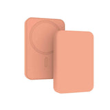 Darrahopens Electronics > Battery Chargers & Power > Power Banks & Chargers Laser 5000mAh Magnetic Wireless Power Bank Peach