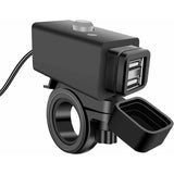 Darrahopens Electronics > Battery Chargers & Power > Power Banks & Chargers Waterproof Motorcycle Usb Charger With Switch 5V Dual Ports