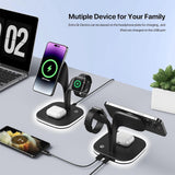 Darrahopens Electronics > Battery Chargers & Power > Powerboards & Adapters 5 in 1 Wireless Charging Station with Night Light