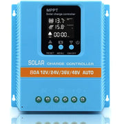Darrahopens Electronics > Battery Chargers & Power > Powerboards & Adapters Blue 80A MPPT Solar Charge Controller with LCD Display and Dual USB Ports In Australia - Darrahopens