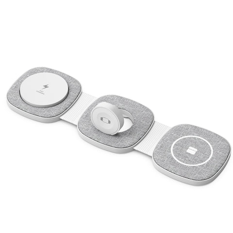 Darrahopens Electronics > Battery Chargers & Power > Powerboards & Adapters Laser 3-in-1 Travel Wireless Charging Pad for Apple