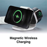 Darrahopens Electronics > Battery Chargers & Power > Powerboards & Adapters Laser 3-in-1 Travel Wireless Charging Pad for Apple